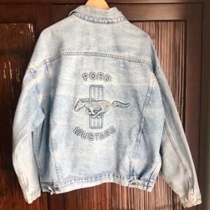 Rare vintage Ford Mustang Denim Jacket